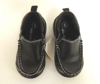 Okie Dokie Toddler Boys Loafer Dress Shoes Black Size 4 10 U Pick Size
