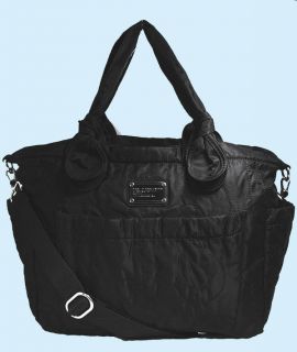 Marc by Marc Jacobs Eliz A Baby Pretty Black Nylon Large Diaper Bag MSRP $298 00