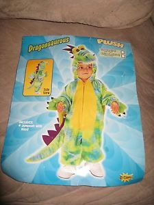 Dragonsaurous Dragon Dinosaur Plush Halloween Costume Toddler 2T 4T