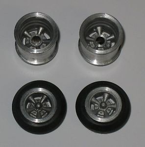 Cox ISO CUC Mag Rims Tires Slot Car