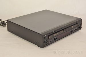 Sony RCD W500C CD CDR Recorder Player 5 CD Dual Deck