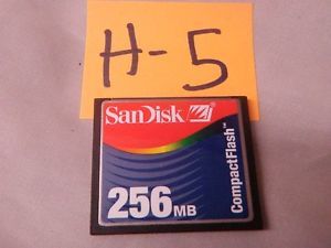 SanDisk 256MB Compact Flash CFI Memory Card Nikon Canon Kodak Sony Fujifilm H5