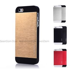 1XHOT Brushed Aluminum Metal PC Cover Case for iPhone 5 Cell Phone Accessories
