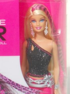 New Barbie Designable Hair Extensions Doll Blonde Design Print Wear Your Own