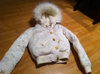 Baby Phat Beautiful White Fashion Jacket Petite Sz XS or Junior