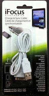New Ifocus USB Charge Sync Cable Data Transfer Cable for iPhone iPad iPod
