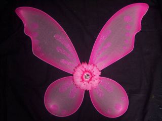 Hot Pink Fairy Princess Tinkerbell or Pixie Wings