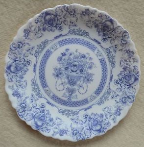 Arcopal France Blue and White Honorine Dinnerware Salad Plate