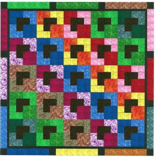 Easy Quilt Kit Crayons in The Box Pre Cut Fabrics Ready to Sew Gorgeous