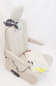 Flight Simulator Leather Gaming Seat Chair for Cockpit Simpit Pilot FSX x Plane