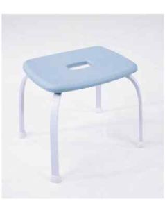 Spa Bath Medical Shower Chair Seat Bench Steel Blue White Adepta 250 Lb