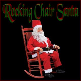 Animated Life Size Rocking Chair Santa Talking Christmas Decoration