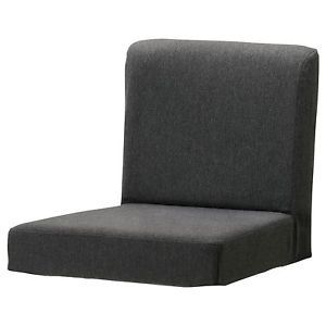 IKEA Henriksdal Bar Stool Cover Chair Slipcover Dansbo Dark Gray Grey New