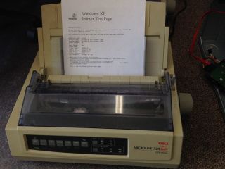 Oki Microline 320 Turbo Dot Matrix Printer
