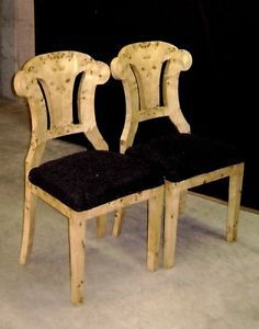 Finest Quality Pair of Vienna Biedermeier Style Chairs