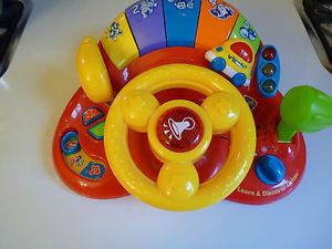 Vtech Driver Toy Baby Steering Wheel Driving Sounds