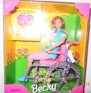 Mattel Barbie Becky Share A Smile Special Edition 1996