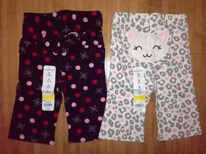 $24 Lot 6 Months Mts Old Baby Girls Clothing Clothes Leopard Poka Dot Pants