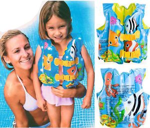 Baby Kids Toddler Inflatable Beach Pool Life Jacket Swim Safe Vest Swimming Aid