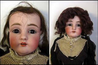 Antique Kestner Dep 154 1 2 Bisque Head Hands Kid Leather Doll 28 5"