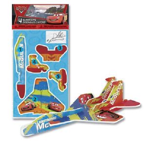 Disney Cars 4 Glider Plane Kits Birthday Party Supplies Party Favors
