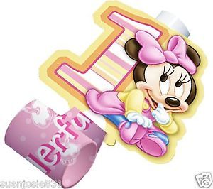 Disney Minnie Mouse 1st Birthday Blowouts Party Favor Supplies