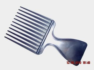 Mini 5 1 2" Black Plastic Afro Multicultural Hair Lifting Pick 5 for $5 95