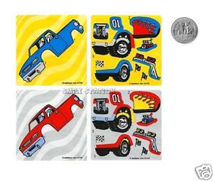 6 Make A Monster Truck Stickers Kid Boy Party Goody Loot Bag Filler Favor Supply