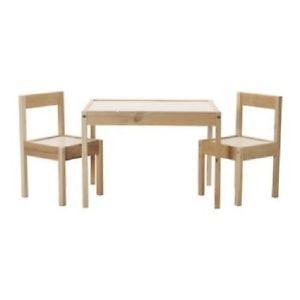 IKEA Kids Children Toddler Table Chairs Set Play Activity Table Furniture Craft