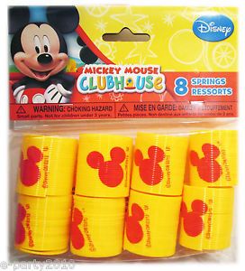 8 Mickey Mouse Clubhouse Springs Slinkees Birthday Party Supplies Favors