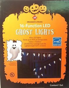 Everstar 16 Function LED Ghost Lights Halloween 40ct Electronic 95 Energy
