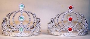 36 Silver Crown Tiara Costume Party Favors Supplies Hat