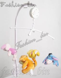 New Disney Baby Winnie The Pooh Musical Crib Mobile Baby Shower Plush Toy Gifts