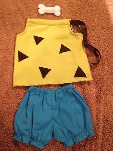 Pebbles Flintstone Toddler Girl Halloween Costume Custom Etsy 2T 3T
