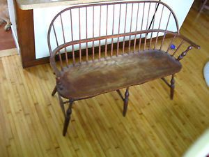 Windsor Bench Conant Bell Furniture Makers Boston Massachusetts