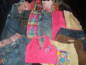 20pc Girl 4 5 Years 4T 5T Spring Summer Clothes Outfits Lot Dress Shorts Shirts