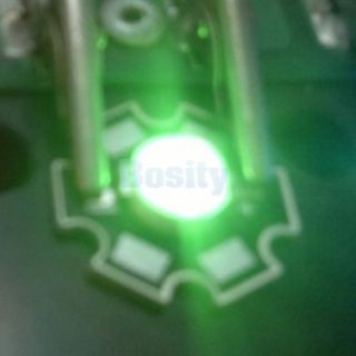 3X 3W High Power Bright Star LED Light Lamp DC 3 0V 4 0V Emitting Green Color