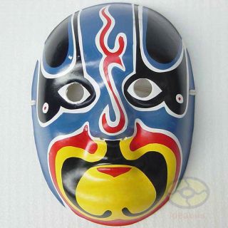 Chinese Art Hand Painted Exotic Peking Opera Mask Paper Pulp SNA006C61
