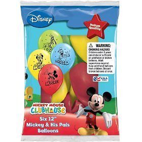 Mickey Minnie Mouse Latex Balloons Donald Goofy Party