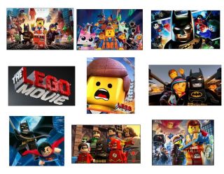 9 Lego Movie Party Stickers Favors Gifts Decorations Birthday Supplies