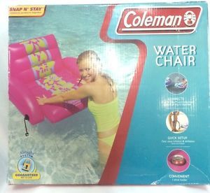Coleman Pool Float Water Chair Lake Tubing Snap N' Stay Connects 2 Floats