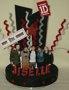One Direction Cake Topper Center Piece Party Supplies