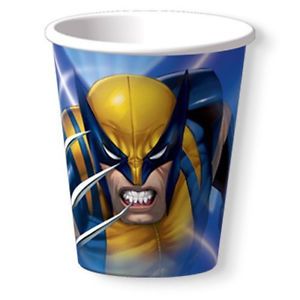 Marvel x Men 8 9oz Paper Cups Birthday Party Supplies Decorations
