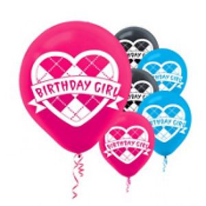 Monster High Birthday Party Latex Balloons 6ct Supplies Decorations