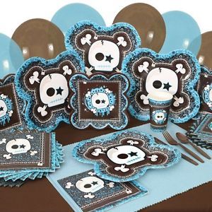 Party Supplies Skullitude Boy Skull Rockstar Birthday Party Baby Shower