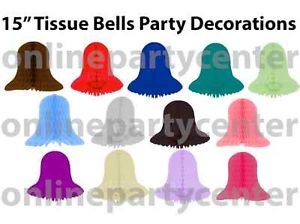 Honeycomb 15" Tissue Bell Party Supply Decoration Birthday Baby Shower Wedding