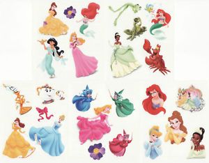 25 Assorted Disney Princess Tattoos Birthday Party Supplies Favors Princesses