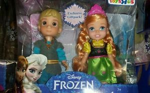 Disney Frozen Toddler Dolls Young Anna Kristoff Gift Pack Exclusive New