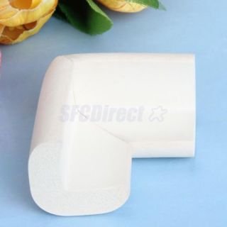 5X 1pc Table Desk Edge Corner Cushion Baby Infant Safety Guard Protector Beige