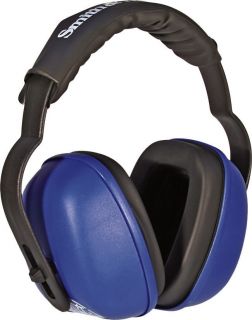 Blue Smith Wesson Suppressor Ear Muffs Shooting Noise Suppressing Ear Muffs